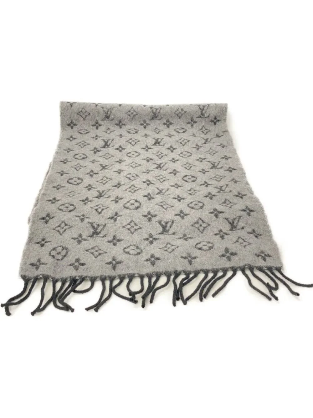 Louis Vuitton Gray Monogram Gradient Scarf